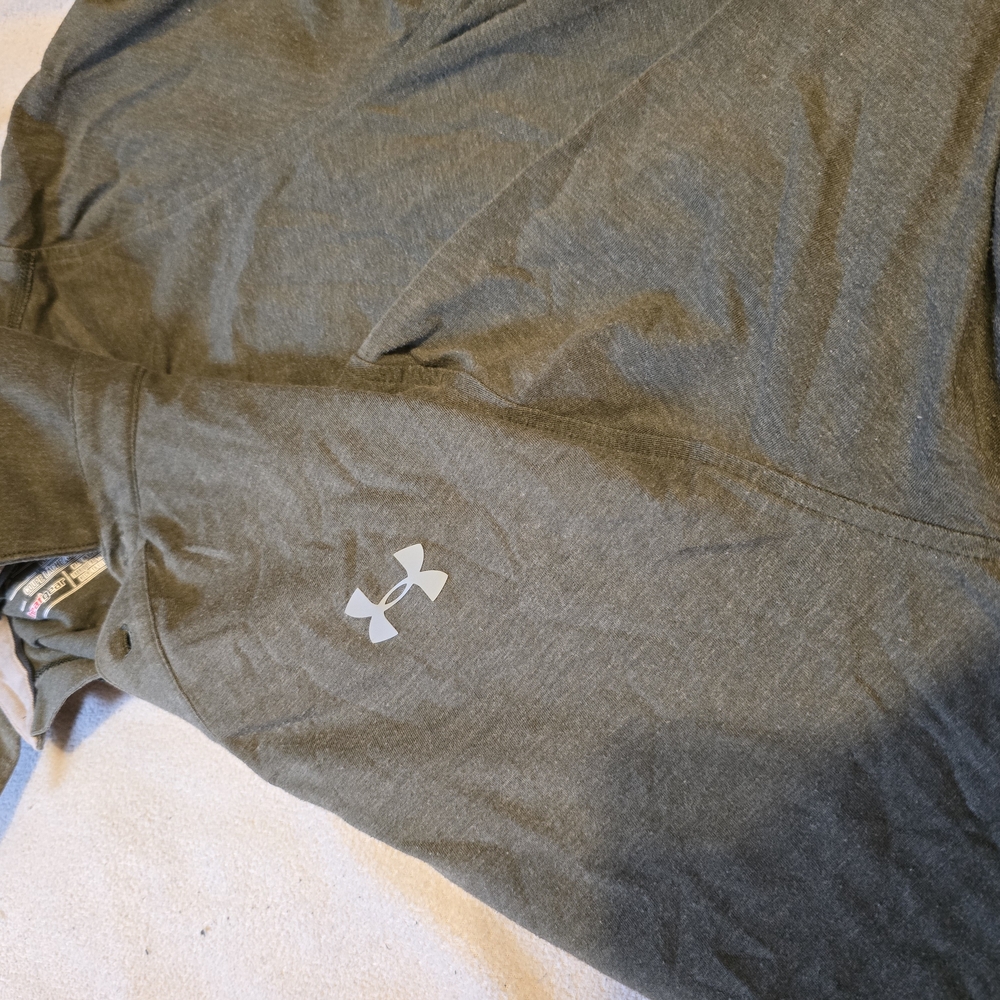 Under Armour Gray Performance Polo Shirt